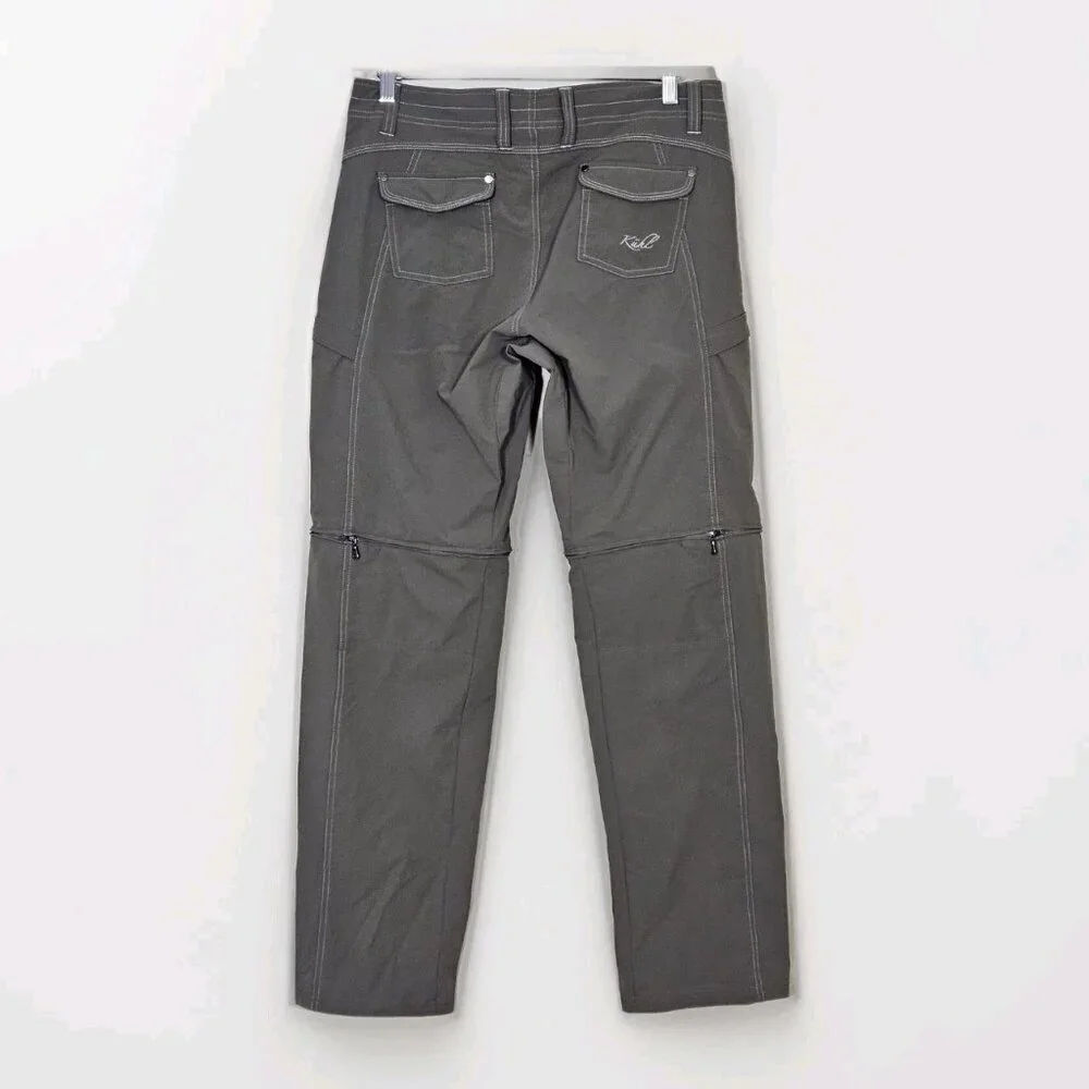 Kuhl Convertible Pants Womens 12 Regular Olive Khaki Anika Softshell Outdoors - Picture 2 of 16